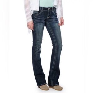 Almost Famous Premium Low Rise Bootcut Denim Jeans